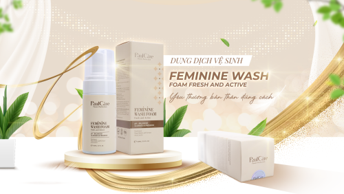 Dung dịch vệ sinh FEMININE WASH FOAM FRESH AND ACTIVE